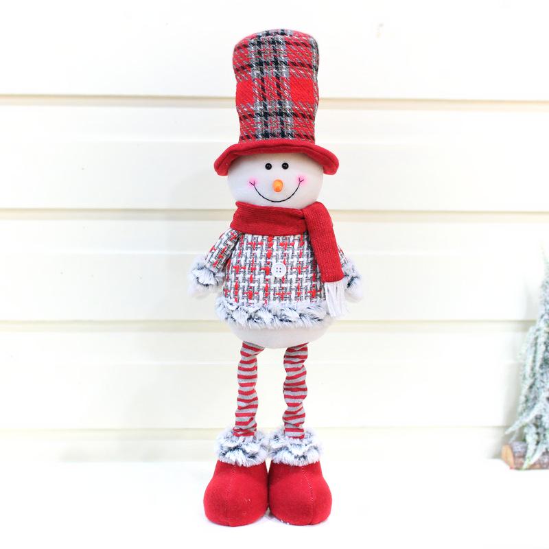 Santa & Snowman Christmas Welcoming Ornament for Hotels & Malls