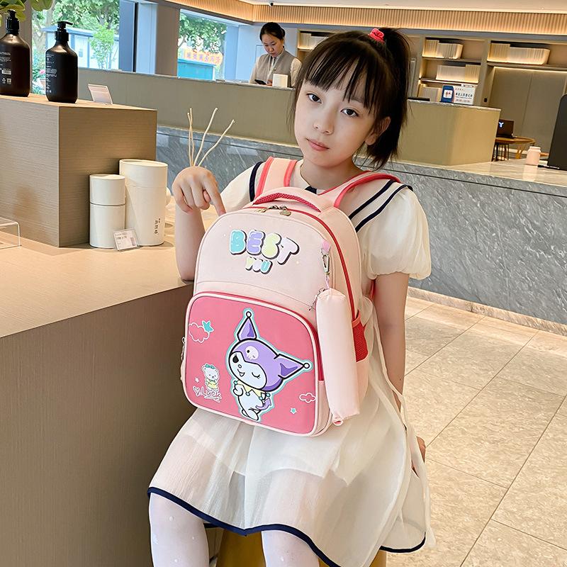 Large Capacity Primary School Schoolbag Cartoon Animation Cute Boys And Girls Backpack Printed Children'S Backpack