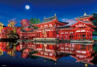 [Made In Japan] Beverly 1000-Piece Jigsaw Puzzle, Byodoin Temple Phoenix Hall, Micro Pieces (26 X 38 Cm)