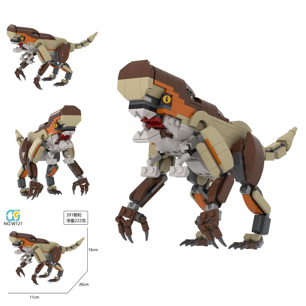 Jurassic World Dinosaur Puzzle Building Blocks With Abs Plastic For Kids Educational Play