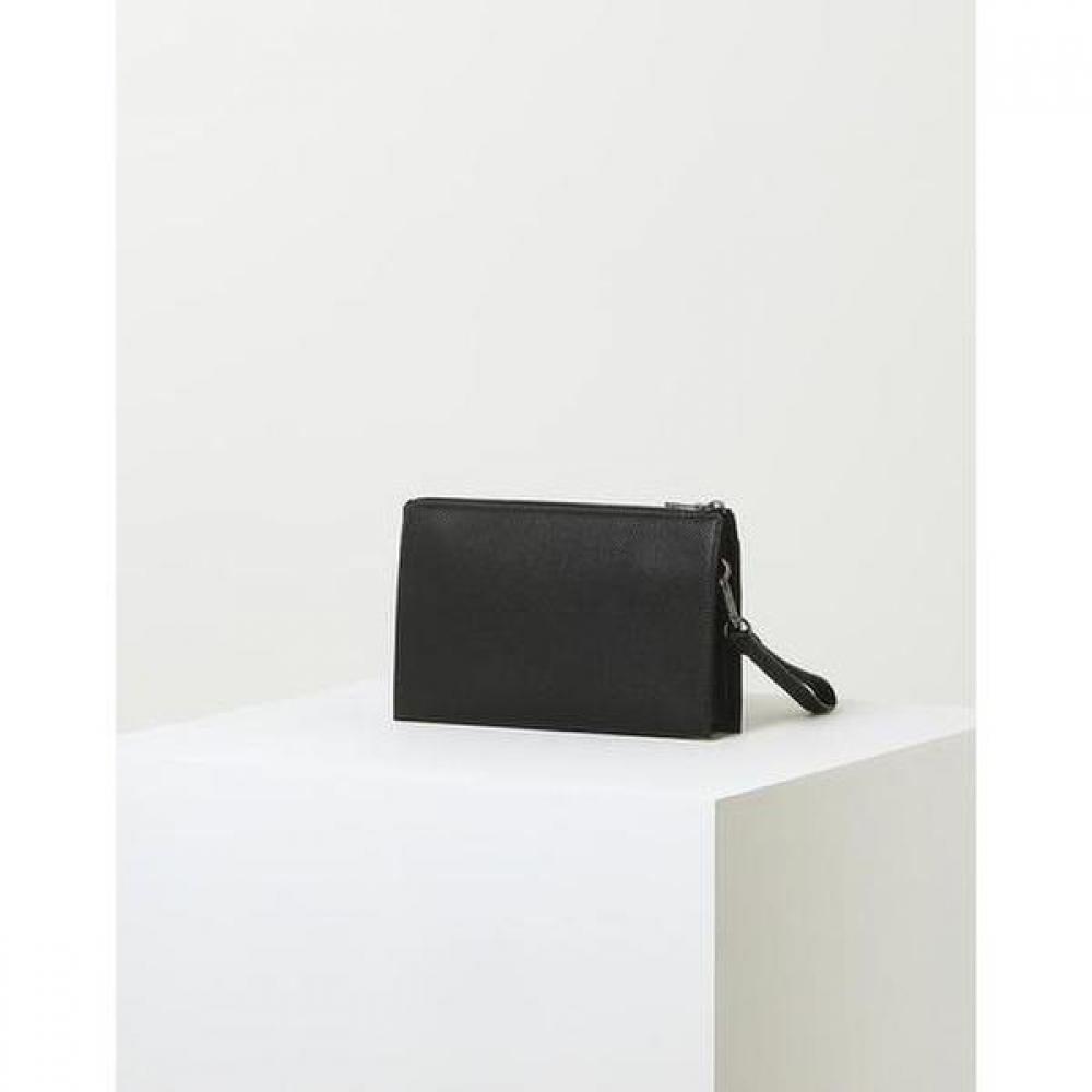 Daks Black Patterned Leather Clutch Bag Dbba3e266bk