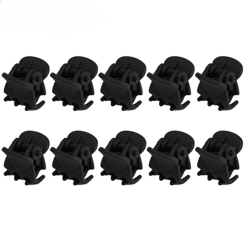 

30/20/10pcs Women Girls Mini Hair Claws Kids Plastic Black Hairpins Hair Clips Clamp Ponytail Holder Headwear Hair Accessories 10pcs матовый черный