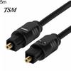 Cable de Audio Toslink de Fibra Óptica Digital de Sonido Envolvente 7.1 Cable para Altavoz TV