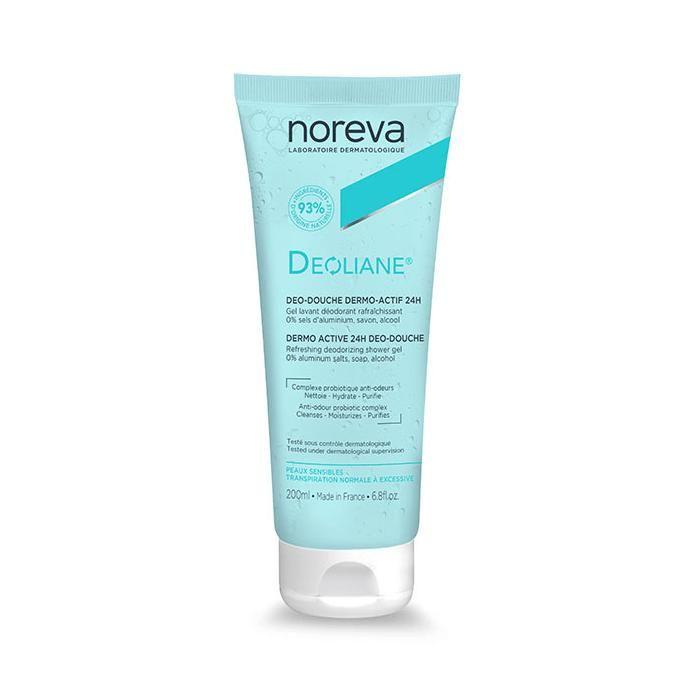 Gel douche 2en1 - Noreva - Deoliane Deo-Douche - Dermo-actif - 200 ml - Déodorant 24H