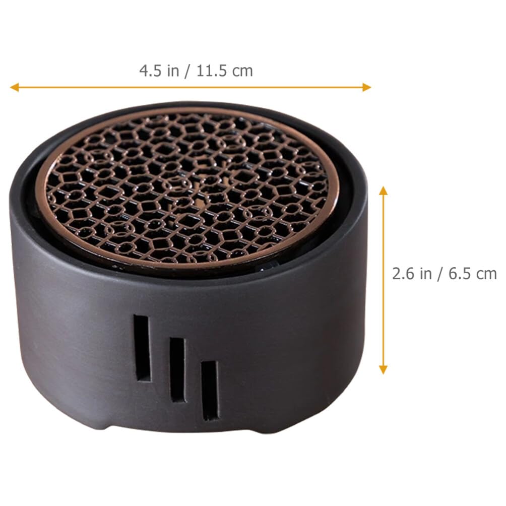 GANAZONO Tea Warmer with Candle Stand, Heat-Resistant, Stainless Steel, 115mm Diameter, Perfect for Tea, Black Tea, and Coffee, Perfect Gift