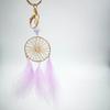 Feather Dream Catcher Charm Keychains Fashion Pendant Car Keyring Backpack Decoration Fashion Jewelry for Women Girls