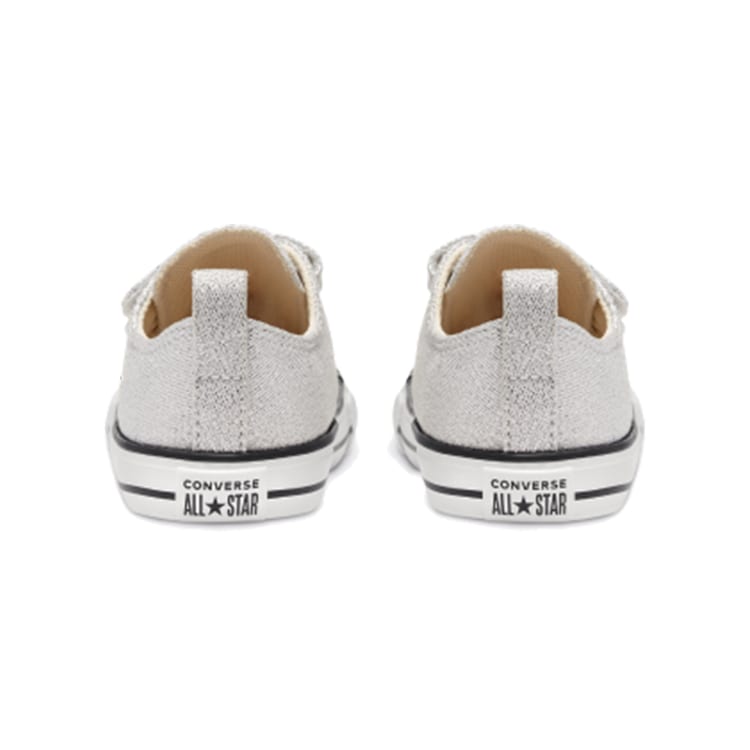 Converse All Star 2V Low Top Toddler Shoes Silver Infant And Toddler 767777C