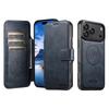 iPhone 17 Pro Max Flip Case with Card Slot, Magnetic Snap, Wireless Charging, Stand Function, and Leather Finish