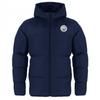Manchester City FC Boys Crest Quilted Padded Jacket