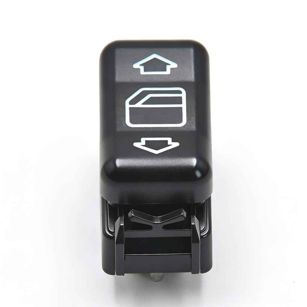 Master Driver Side Power Window Switch, Left Side. Compatible with OEM 1248204610. 1 Piece. Mercedes-Benz W124 W126 W201.