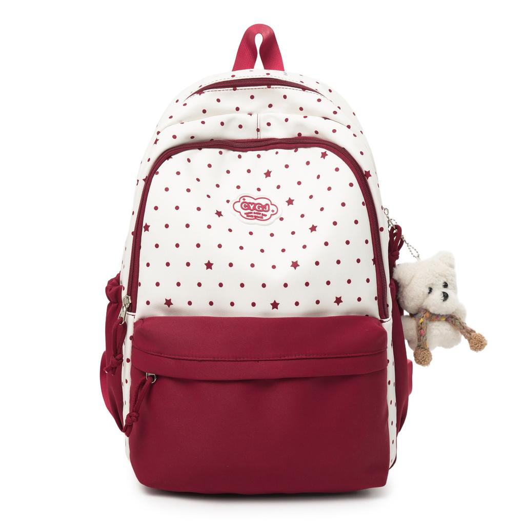 Schoolbag New High-value Japanese Schoolbag Ins Niche Sweet and Cute Star Backpack Junior High School Students Lightweight Backpack
