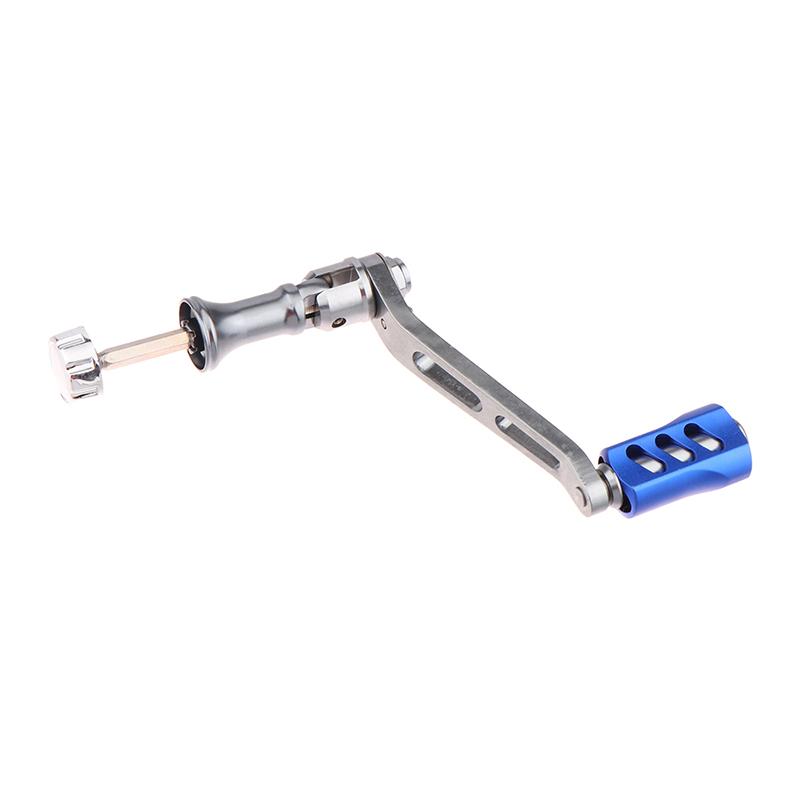Fishing Reel Handle Grip Replacement Part Lightweight High Strength Aluminum Alloy Spinning Fishing Reel Metal Rocker