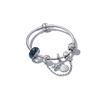 Relang Beach 925 Silver Glass Bracelet Women's Silver ZT1358