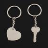 New Trendy Hot Sale One Pair Key Chain Alloy Arrow Bow Love Keyrings Keychains