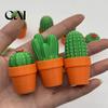 Fun Desktop Figurine 3D Printed Cactus Fidget Clicker Toy, Simulated Succulents Desk Mechanical Keyboard Switch Tester Ornament, Mini Portable Sensory