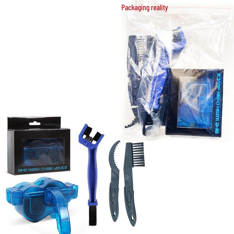 Motorcycle & Bicycle Chain Cleaning Brush - Square Head Tool for Bike Maintenance