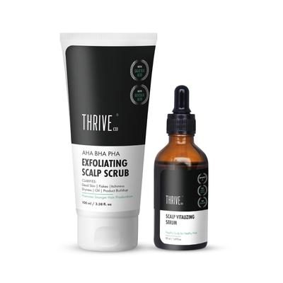 Kit para el Cuero Cabelludo con Sérum Revitalizante para el Cuero Cabelludo y Exfoliante para el Cuero Cabelludo