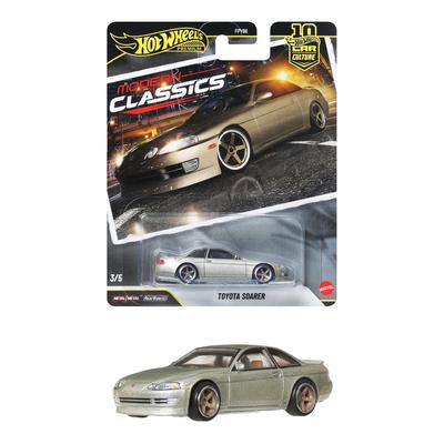 Hot Wheels Car Culture Modern Classics Toyota Soarer Vehicle Toy Diecast Car Gold JKF15 (Ages 3+)