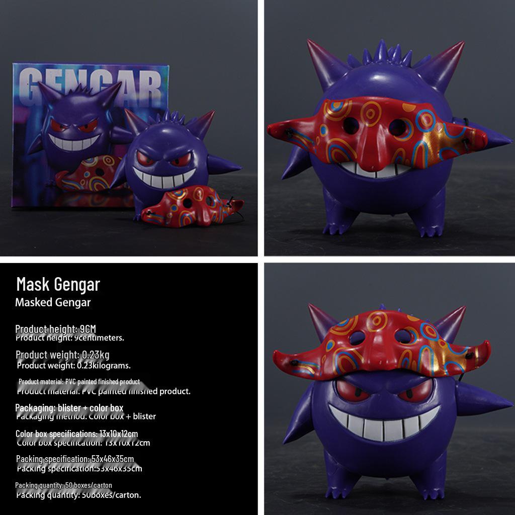 Pokémon Gengar Masked Figurine Ornament