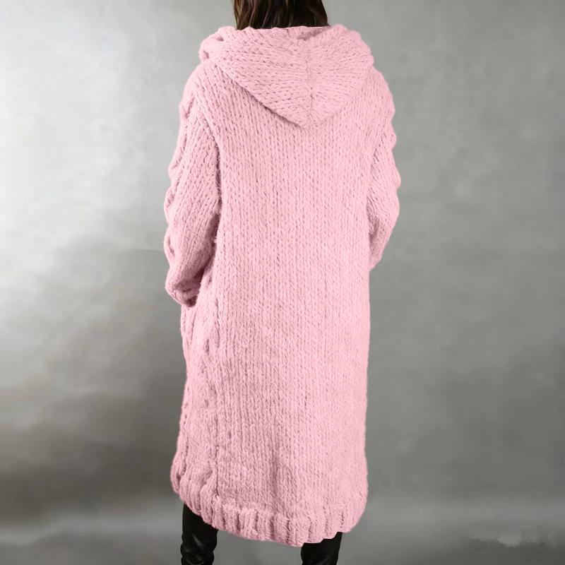Europäischer & Amerikanischer Damen Plus Size Strickjacke Pullover Mantel - Neue Mode Strickwaren 2026