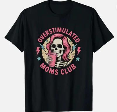 Club des Mères Surstimulées T-shirt Unisexe Santé Mentale Mère Neurodivergente