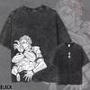 Ryomen Sukuna Heian Era JJK Pump Cover Jujutsu Kaisen Oversized Vintage Wash Tee