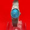 Used Good Condition SEIKO Hand-winding Blue Dial Ladies' Watch, Working Condition