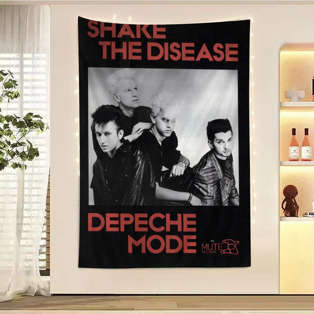 Cantante Star Depeche Mode Arazzo Colorato da Appendere alla Parete Arazzi da Parete Bohemien Lenzuola con Mandala da Appendere alla Parete