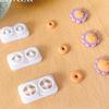 Stud Embedding Device Clay Earring Making Set for Clay Jewelry Featuring Various Size Cutters and Positioning Board