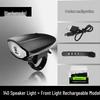Solar Bicycle Headlight with Horn
