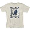 Grateful Dead Opotřebované Lebka Pánské Tričko Hudba Klasické Kapelové Tričko Nové Přírodní Unisex Tričko