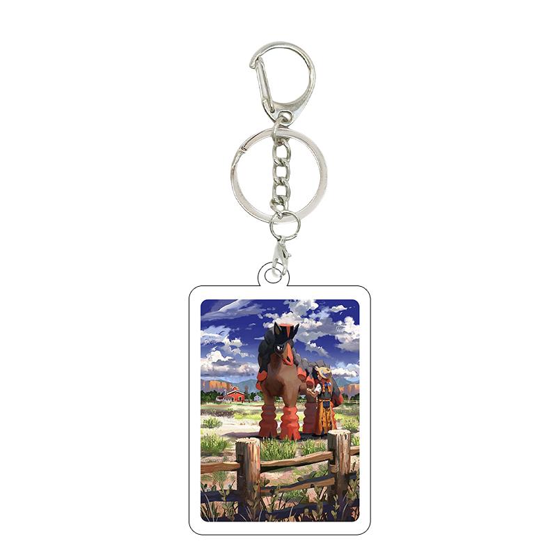 1pc Anime Charizard Mewtwo Gardevoir Cartoon Cool Game Characters Self Made Acrylic Keychain 5cm Pendant Decor Gifts Wholesale