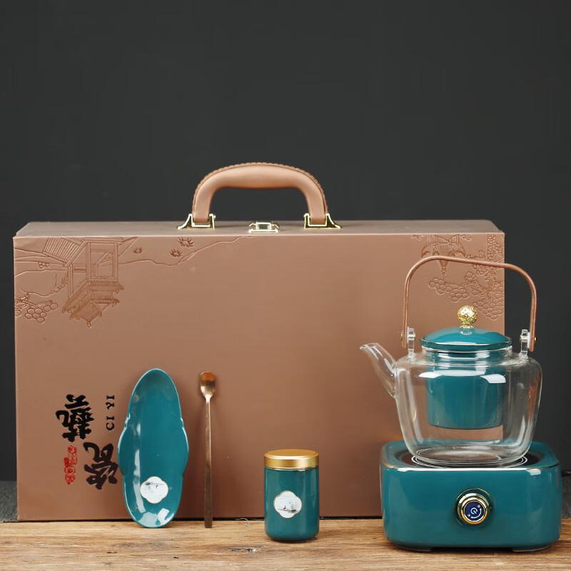 Chaxun Heat-Resistant Glass Tea Pot Gift Set