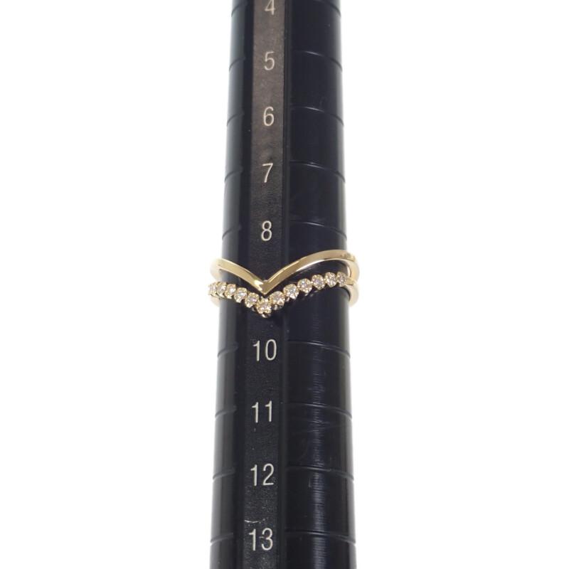 AHKAH  AK1622010200 #9(JP Size) Ring K18 Yellow Gold Women