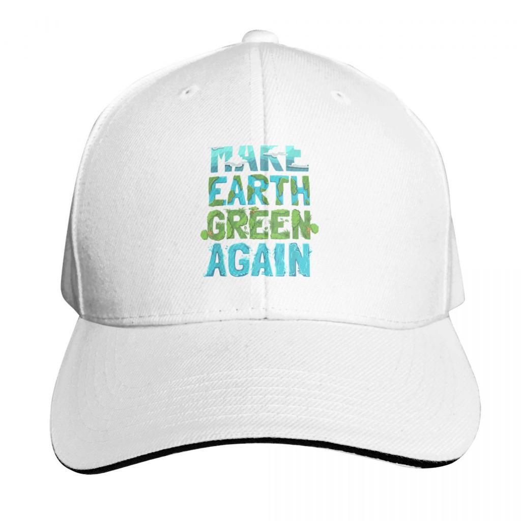 Make Earth Green Again EnvironUnisextal Earth Day Light TShirt TShirt Baseball Cap Beach Hat New In The Hat Caps For Women Unisexs