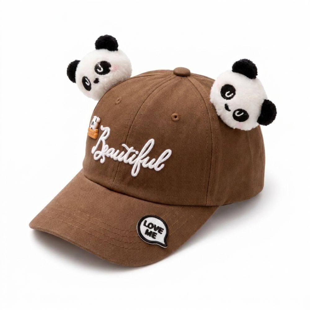 Berretto da Baseball Panda Versatile Traspirante con Visiera Carino per Ragazzo Ragazza Cappello da Sole Per l'Estate all'Aperto