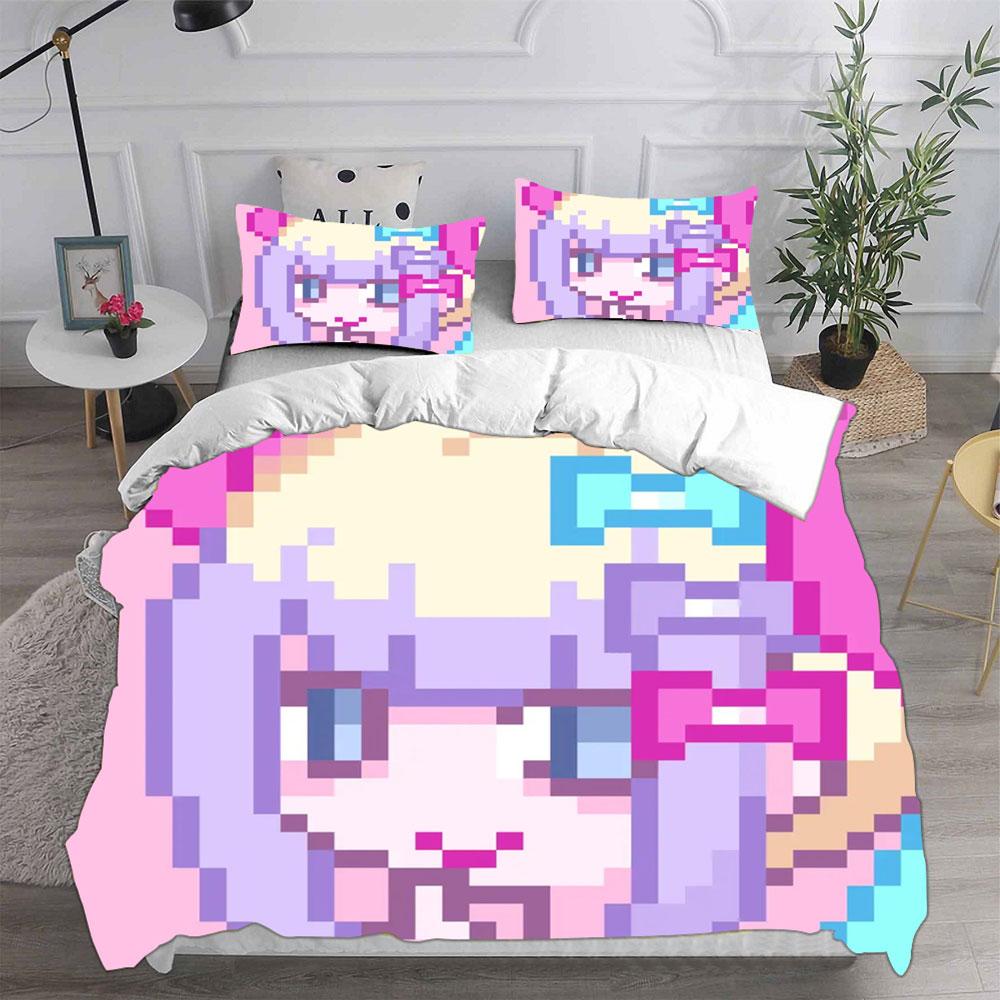 NEEDY GIRL OVERDOSE Bedding Sets Bed Cover Comforter Duvet Cover Pillow Case 2-3 Pieces Sets Kids Adult Bedroom Decor