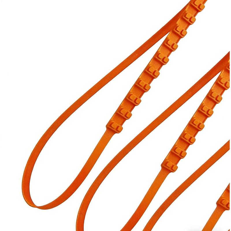 20Pcs Anti-Skid Snow Chains Automotive Tire Zip Ties for Snow Wheel Anti-Slip Chains for Sedan SUV Truck Outdoor Winter Driving
