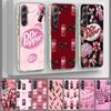 Cherry D-Dr-P-Pepper Drink Case For Samsung A16 A26 A36 A56 A55 A35 A25 A15 A05S Phone Galaxy Note 20 10 9 8 M52 M51 M30S M32 M1