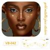 Ruikalong Gold Stamping Face Stickers: Freckle Style, Waterproof, Sweatproof, Eco-friendly
