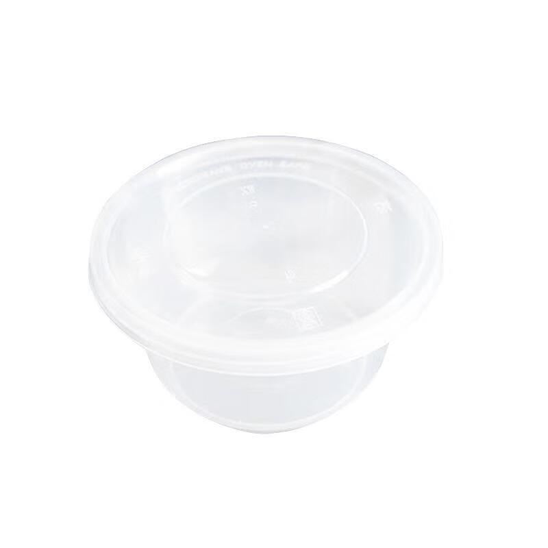 Anjuxiansen Disposable Clear Soup Bowls with Lids