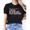 Damen Rundhals Kurzarm Sport T-Shirt mit Buchstabenaufdruck für Frühling und Sommer Freizeitkleidung