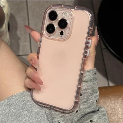 Cute Oval Soap Soft Silicone Jelly Candy Clear Case For iPhone 16 15 14 Plus 12 13 Pro Max Airbag Shockproof Camera Protect Capa