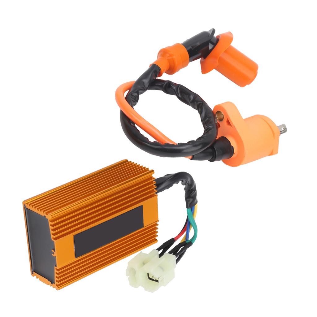 6 Pins CDI Unit Ignition Coil Fit for PIT PRO Bike Trail Bike Dirt Bike Quad ATV 150cc 200cc 250cc
