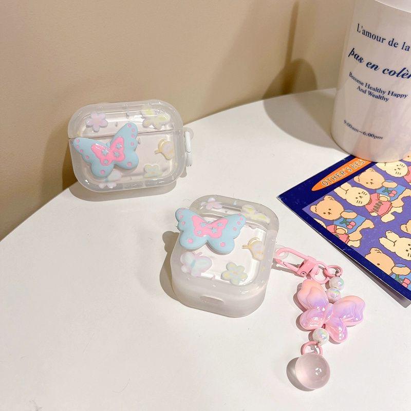 Japan and South Korea Ins Star Butterfly Applicable Apple AirPods1 Headphone Case AirPodsPro1 Headphone Case