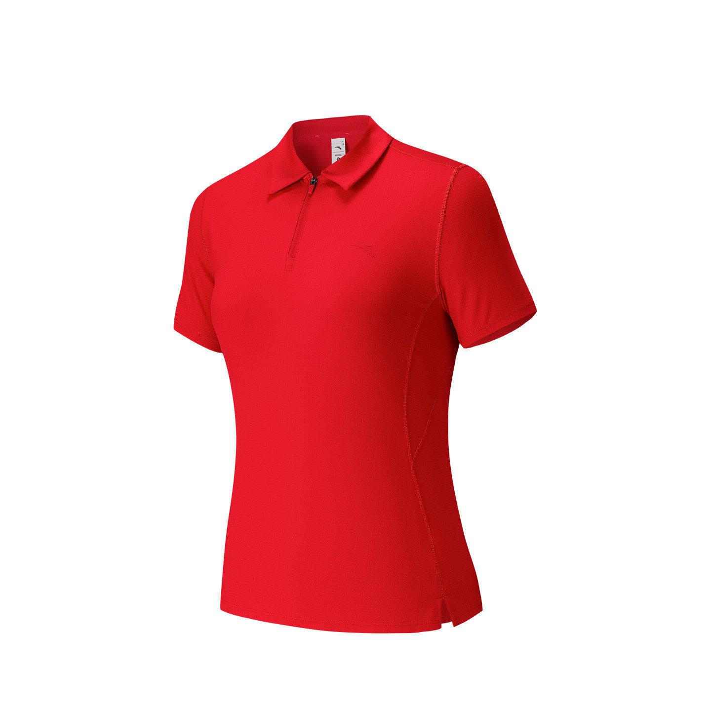 Anta Fashionable Breathable Soft Comfortable Simple Short Sleeve Polo Shirt Women tops 962627110-7 XS