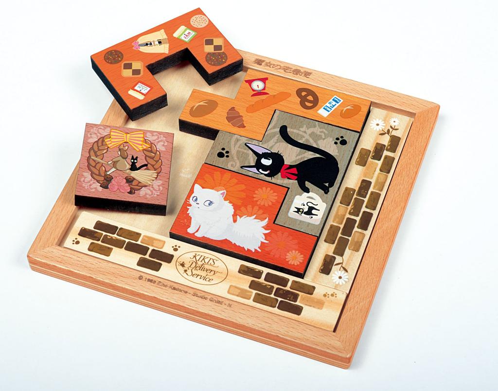 Kiki's Delivery Service Wooden Tile Puzzle