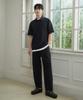 MINDBRIDGE [All Day Cool] Two-Tone Seersker Pullover Semi-Overfit Short Sleeve Shirt - 2 Colors