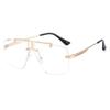 Vintage Vintage Style For Men Sun Glasses Rimless Cut Edge UV Ray Blocking For Women Sun Glasses Driving Hiking For Ladies' Sun Glasses