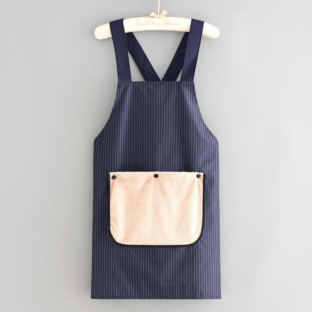 Apron For Home Kitchen Restaurant Milk Tea Shop Back Cross Korean Fashion Work Clothes